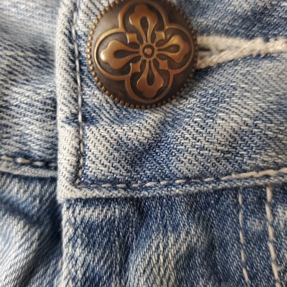 Lane Bryant Bleach Splatter Distressed Boyfriend Denim Jeans sz 20 Average - Picture 10 of 12